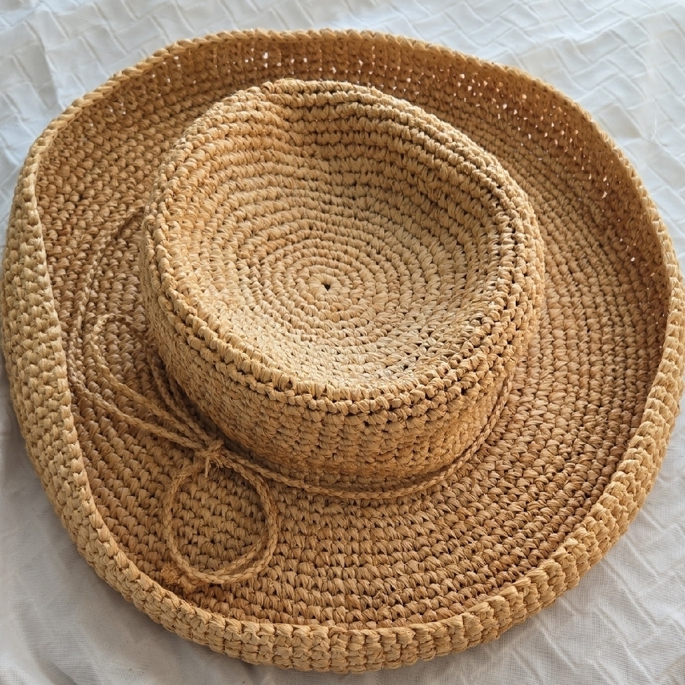 Scala Natural Fiber Sun Hat Size M